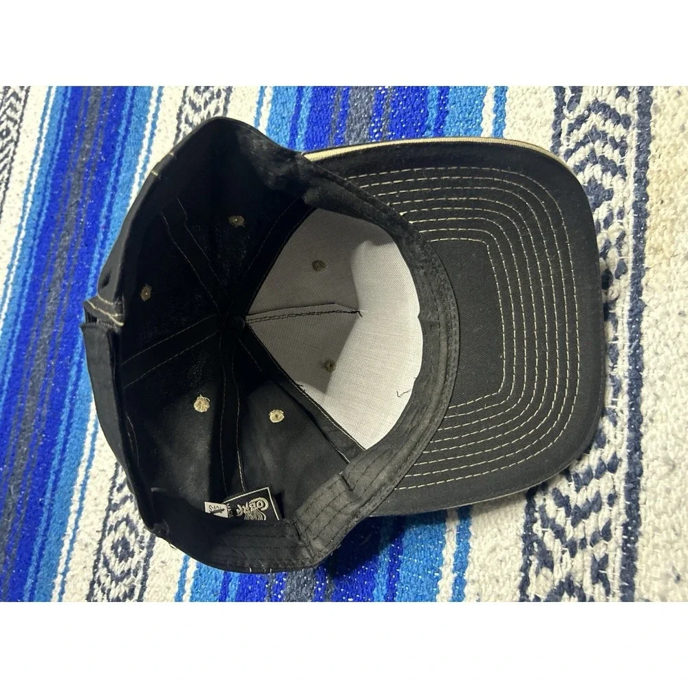 Vintage Chevrolet Hat Black Strapback Dealer Cars Cobras Cap Performance Vehicle